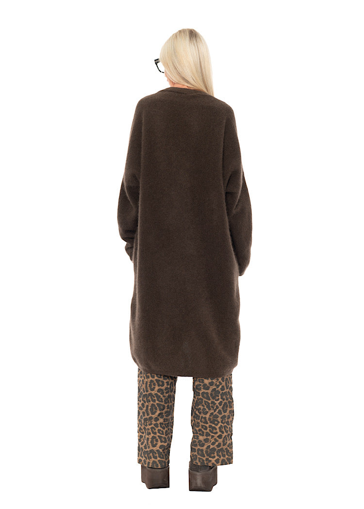 SIGNATURE RACCOON HAIR KNITTED TUNIC