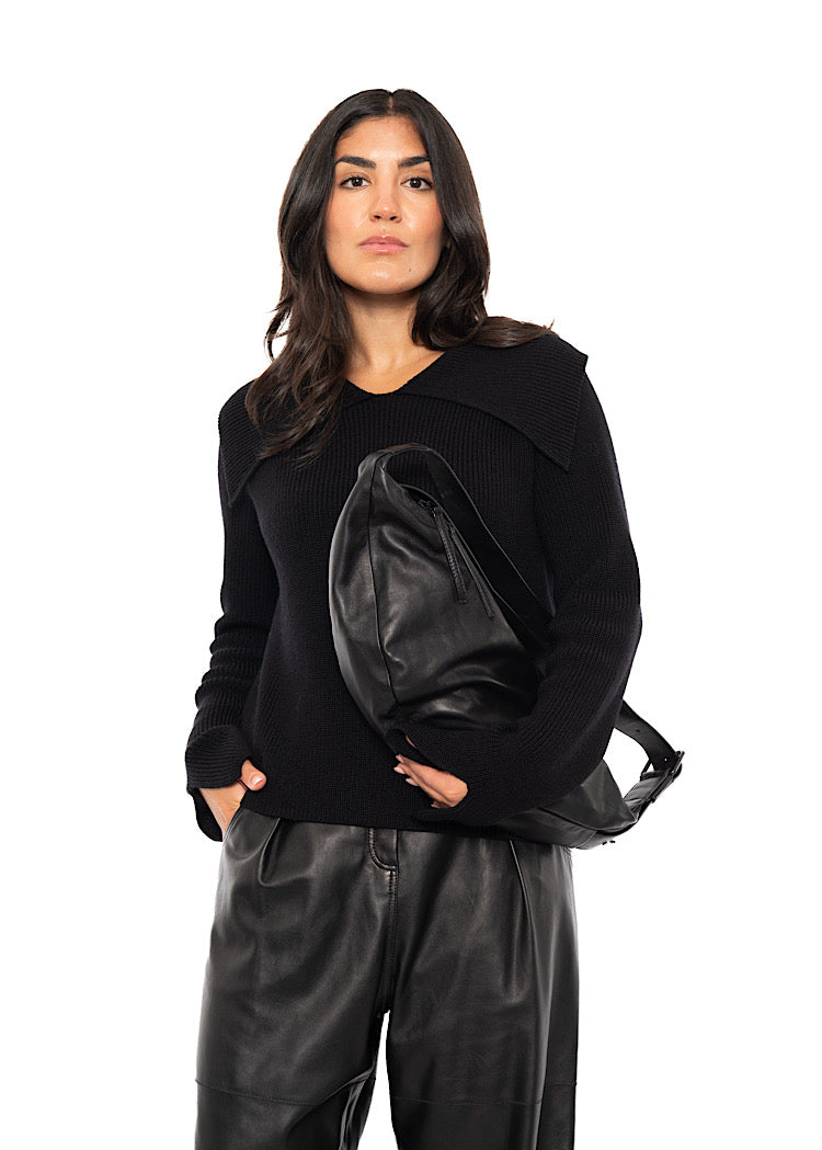 CROSSBODY LEATHER BAG