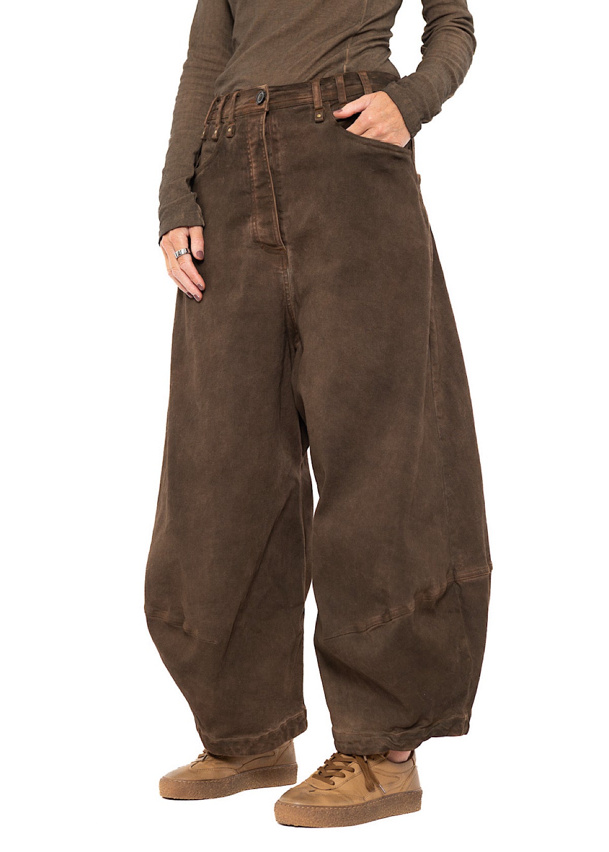 SIGNATURE BALLOON DENIM TROUSER
