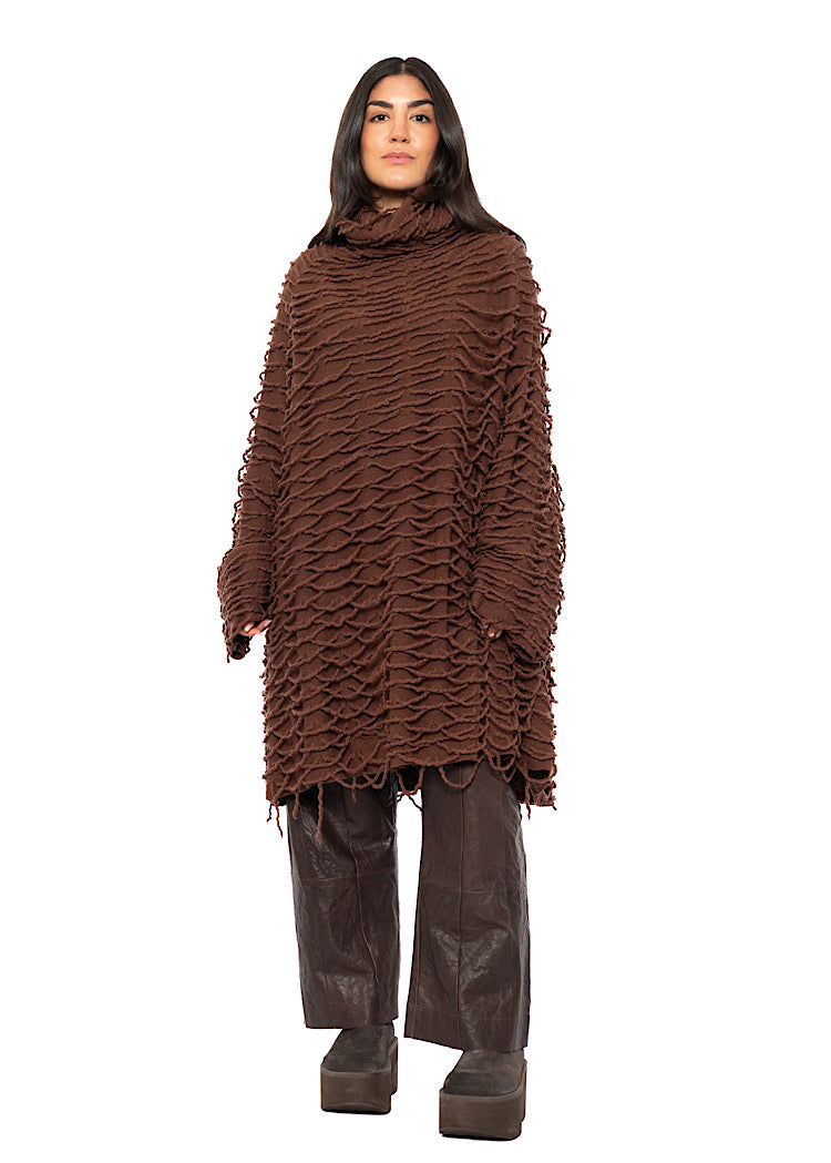 DECONSTRUCTED KNIT TUNIC