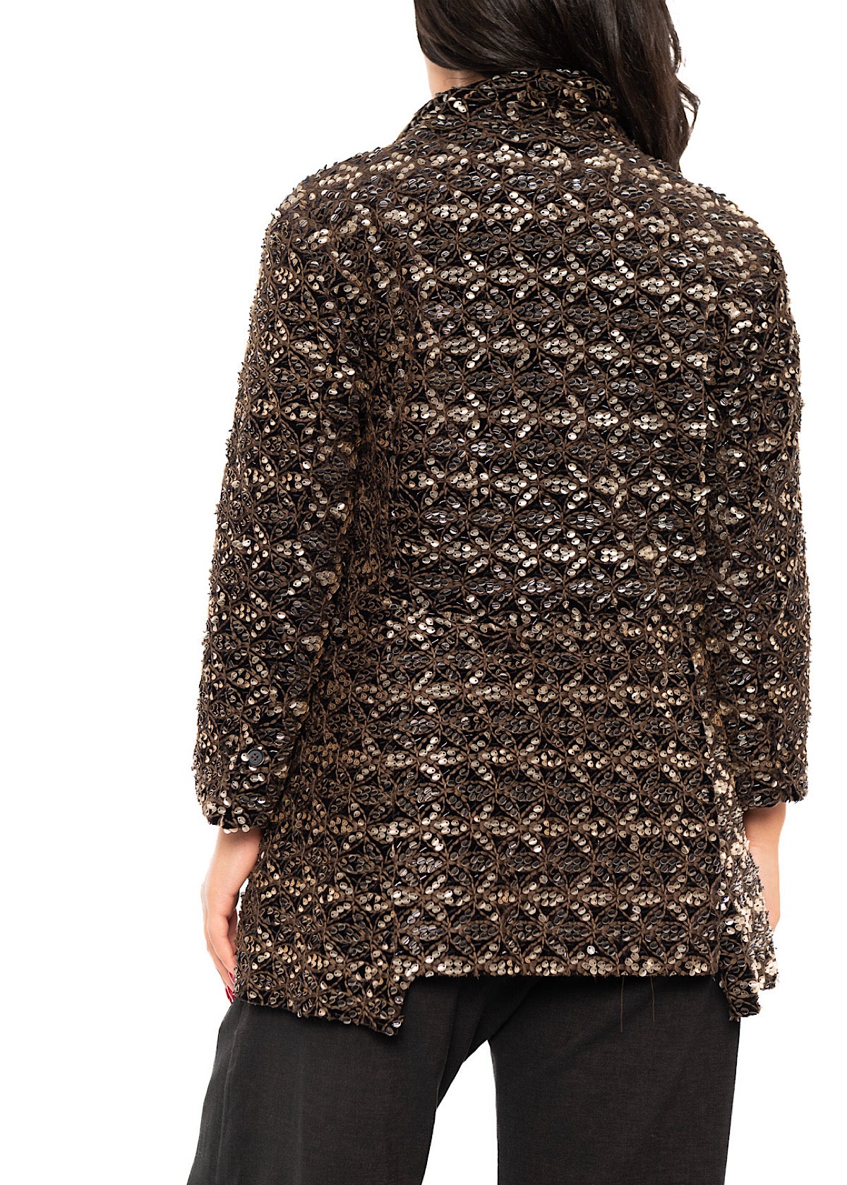 BEADED DOUBLE-BREASTED JACKET