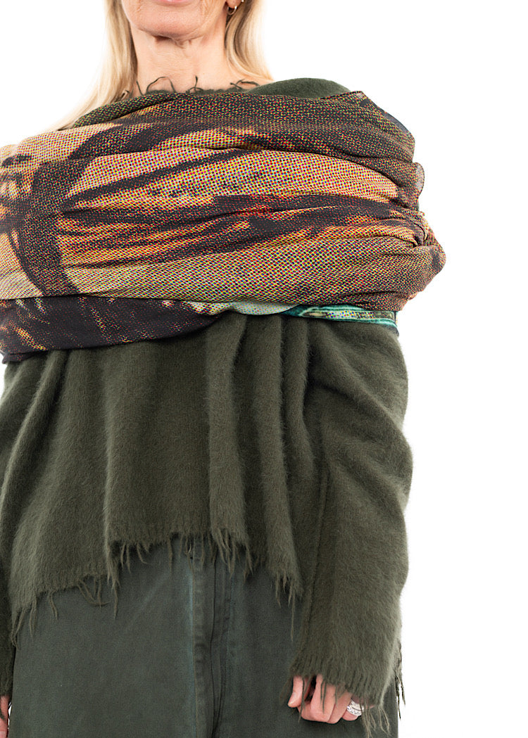 RUNDHOLZ DIP KNITTED SCARF