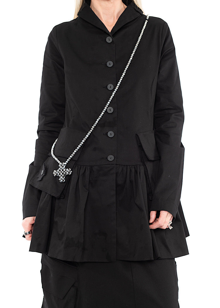 PLU ACROSS LONG NECKLACE