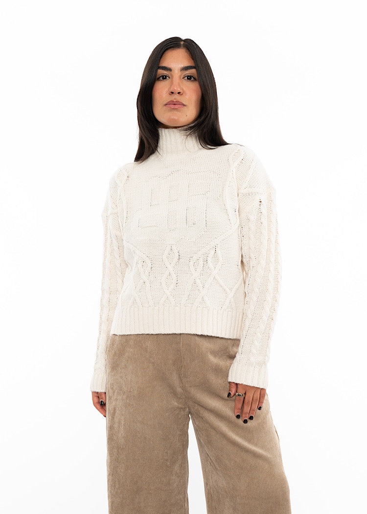 MUNTHE LOGANBERRY KNITTED PULLOVER