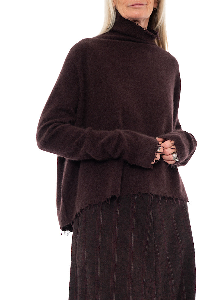 SIGNATURE MERINO RACCOON KNIT