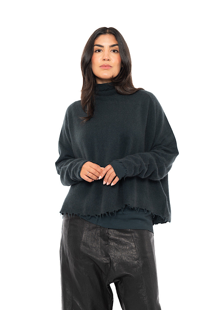 SIGNATURE MERINO RACCOON KNIT
