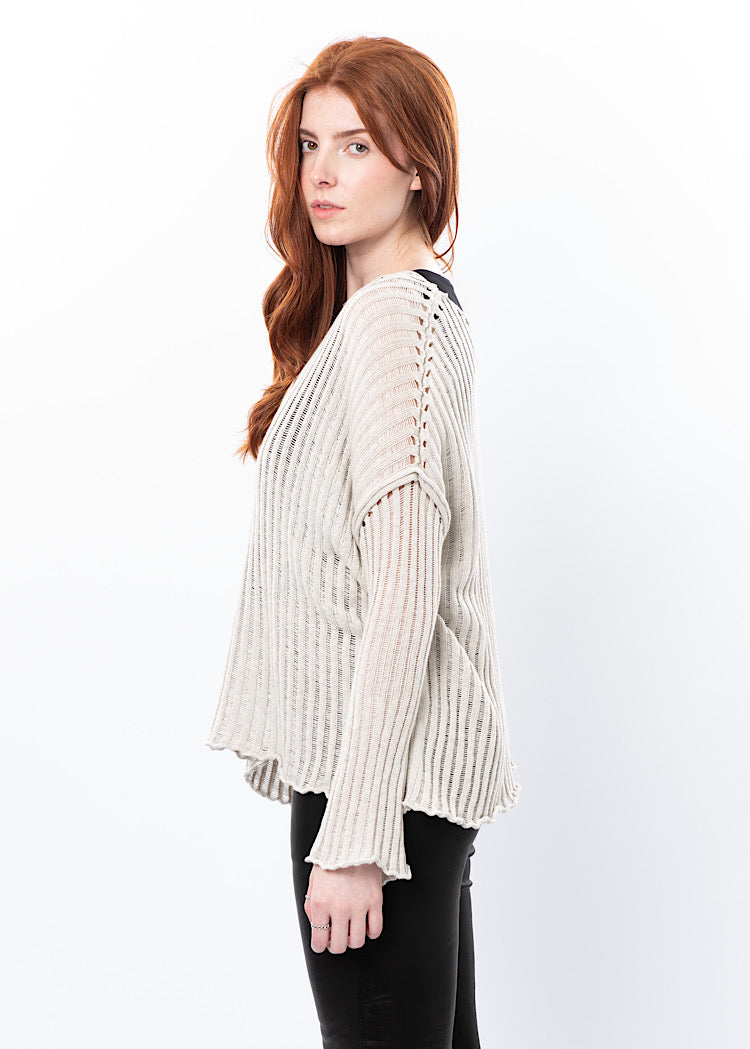 SORT AARHUS KNITTED PULLOVER