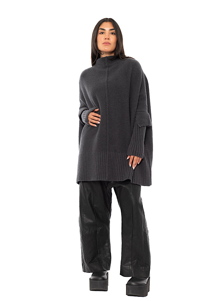 OVERSIZED KNITTED TUNIC