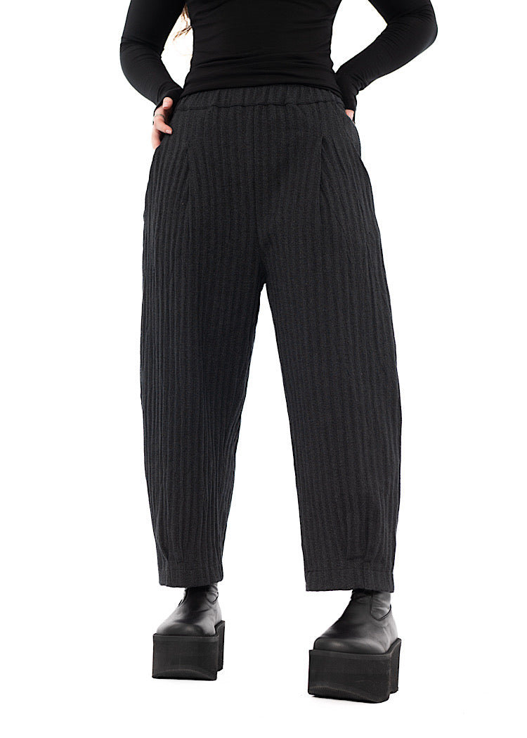 RIBBED BIANCO B TROUSER