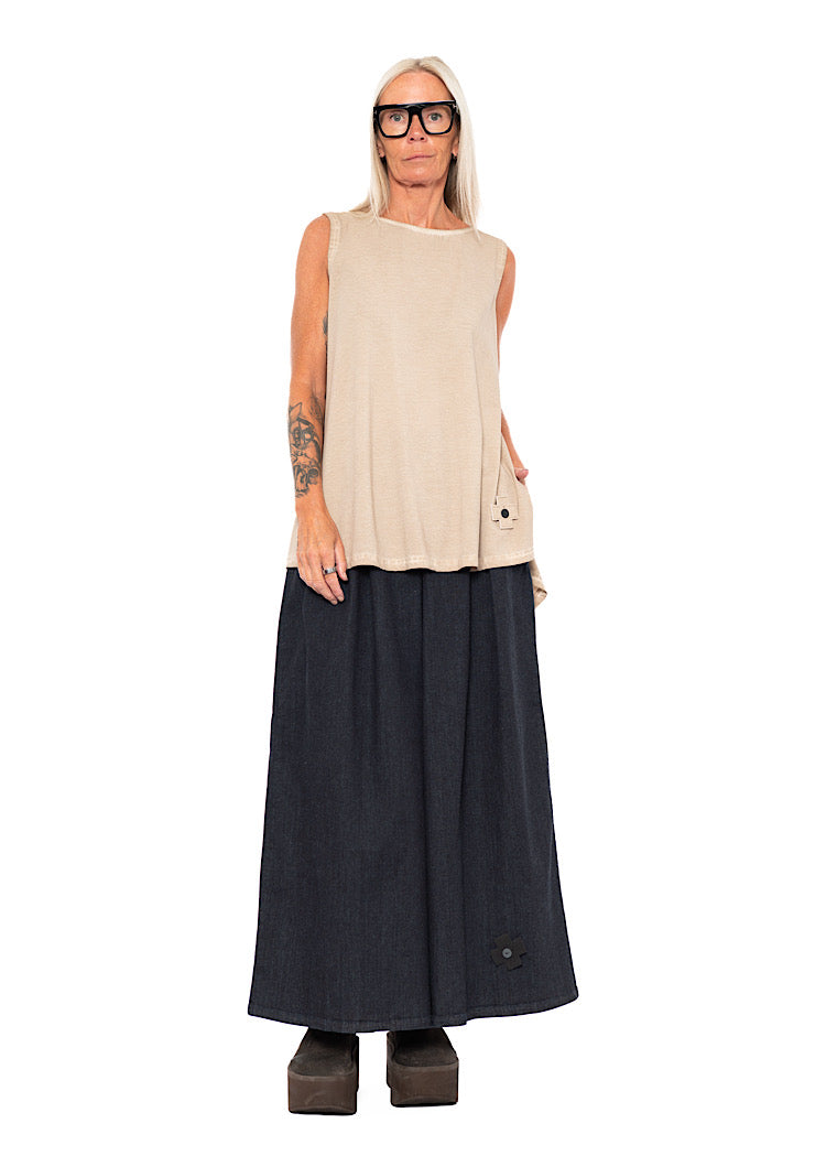 SLEEVELESS A-LINE TOP