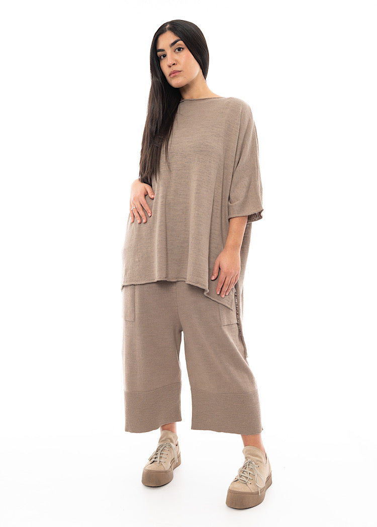 SORT AARHUS ELSA KNITTED TUNIC