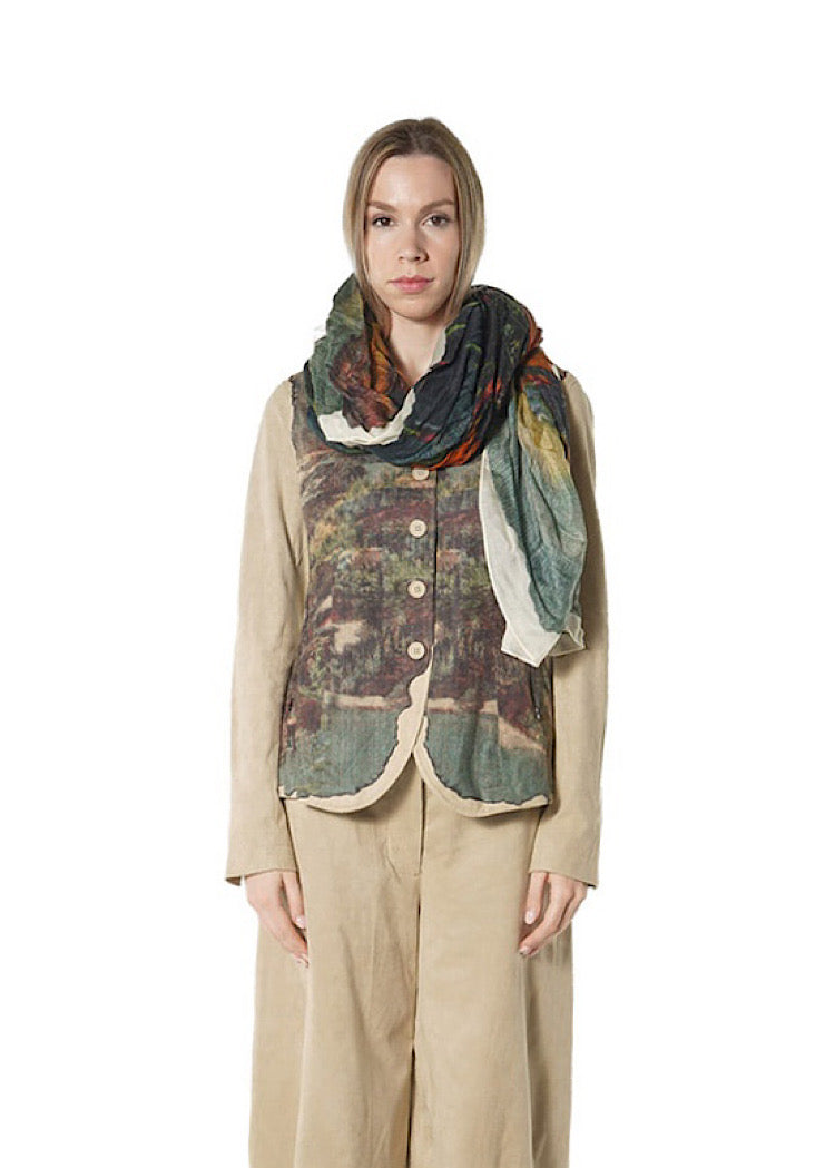 LANDSCAPE PRINT SCARF