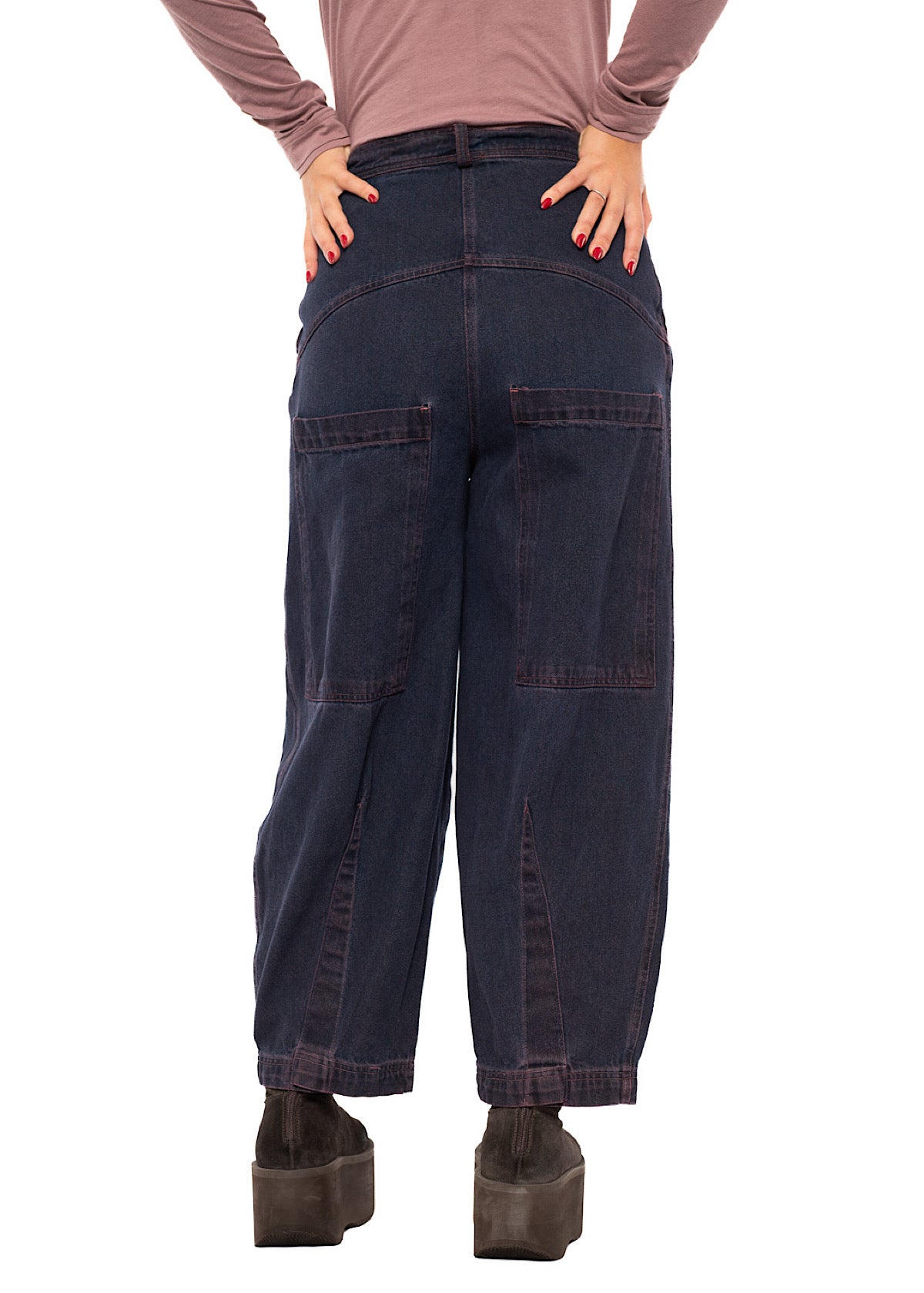 DENIM BALLOON TROUSER