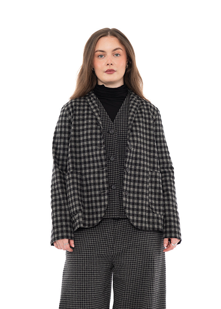 OVERSIZED CHECKED CIMONE JQ JACKET