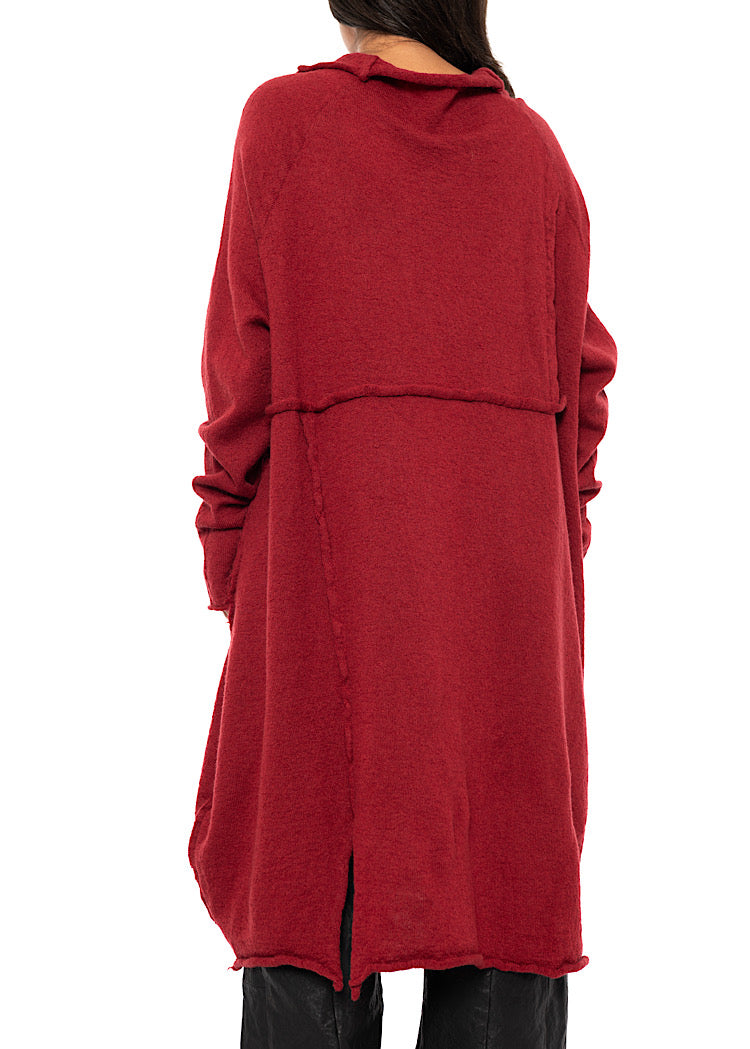 OVERSIZED WOOL KNITTED DRESS