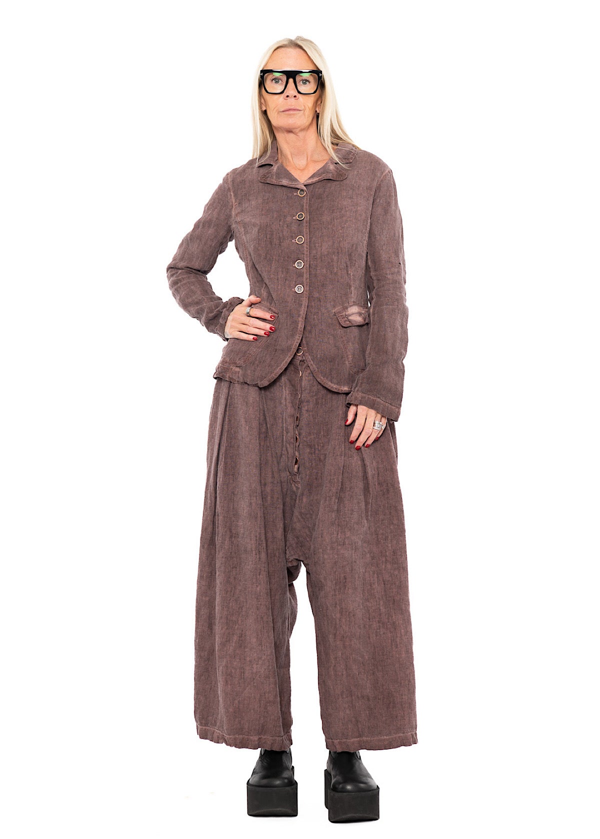 WINTER LINEN TAILORED JACKET