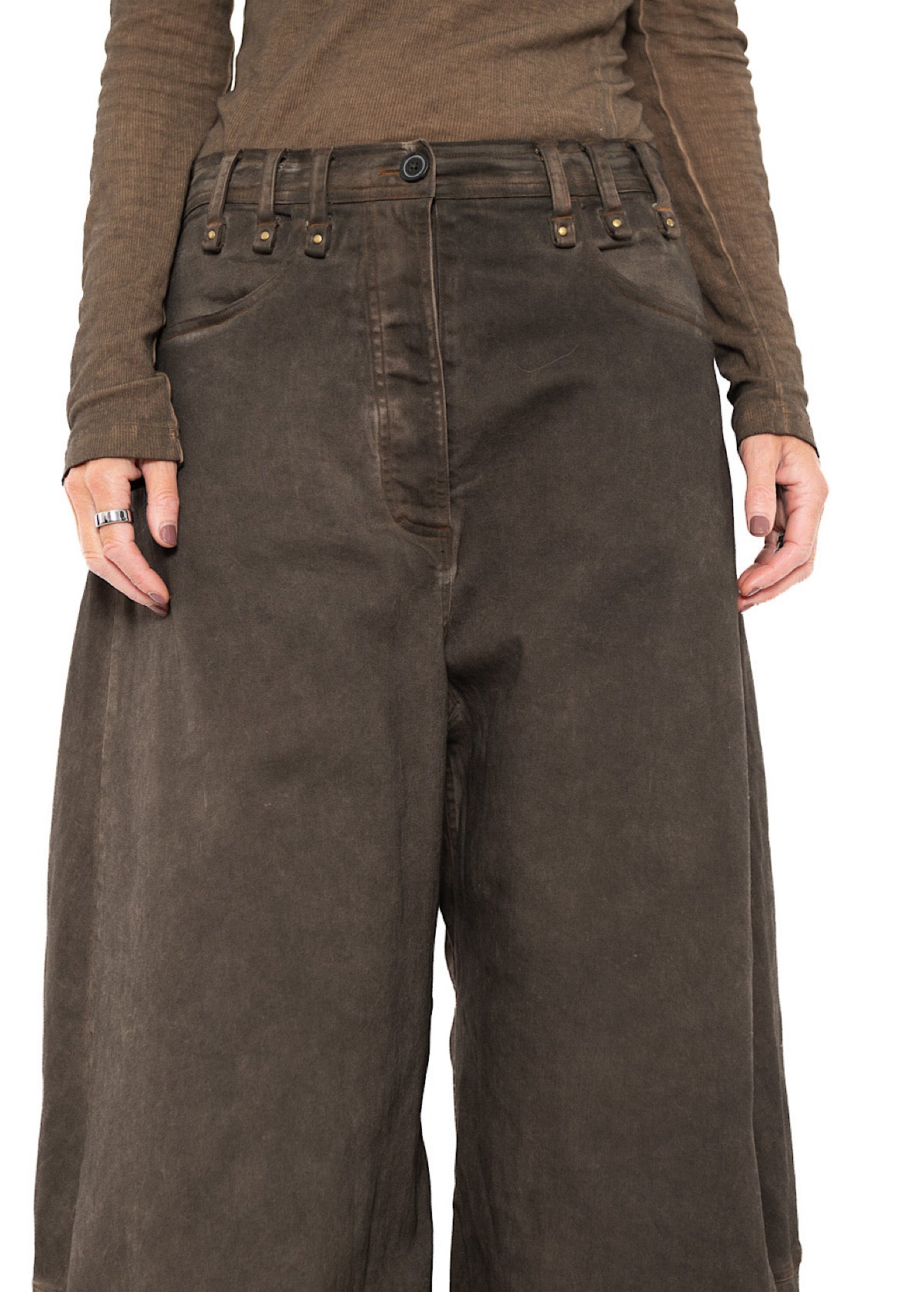 SIGNATURE BALLOON DENIM TROUSER