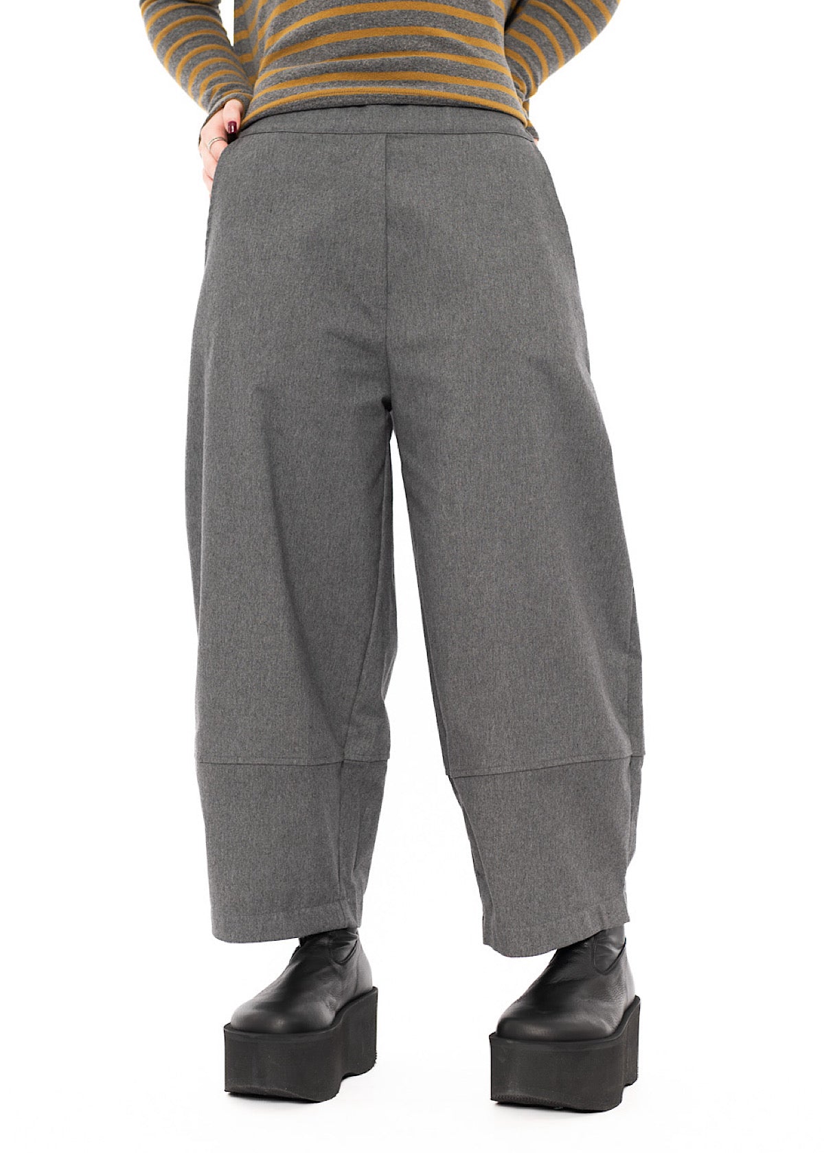 STRUCTURED COTTON-MIX RIMA D TROUSER