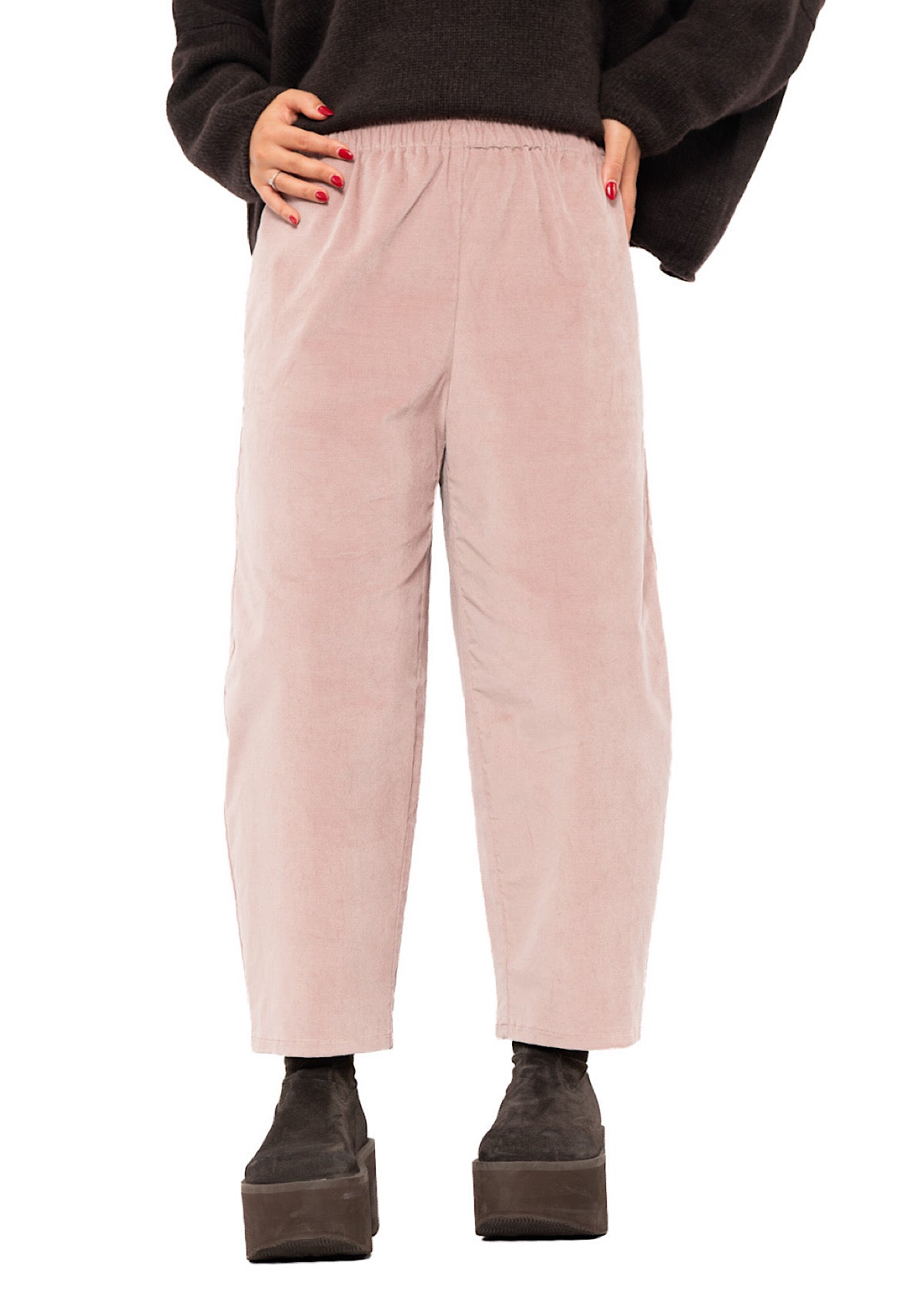 TAPERED VELVET FOSCO TROUSER