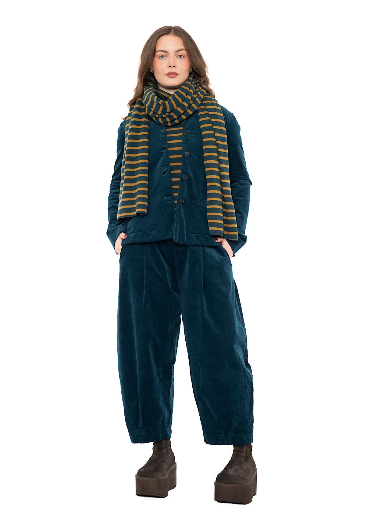 SIGNATURE STRIPED SEGOVIA SCARF