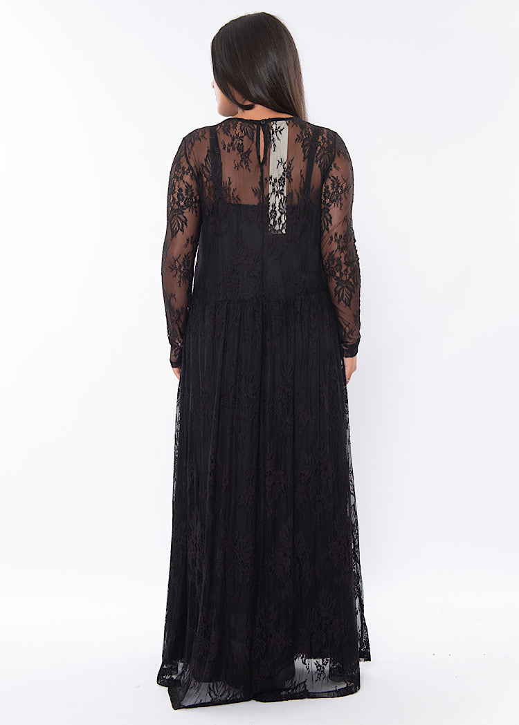 SANCTAMUERTE LACE DRESS