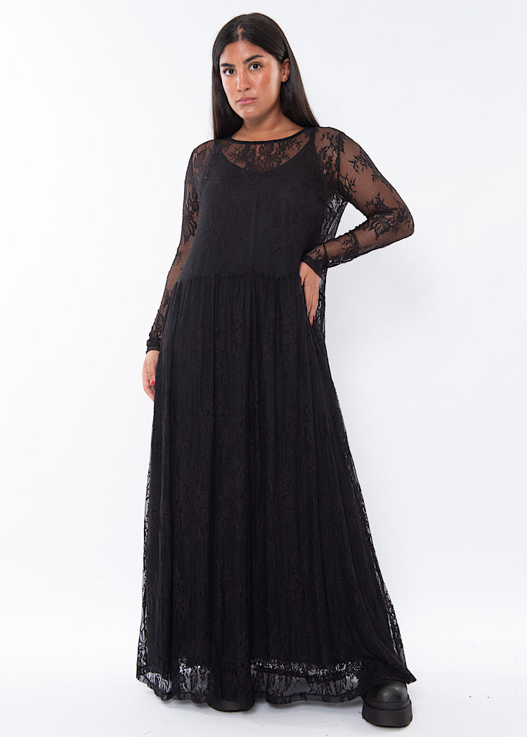 SANCTAMUERTE LACE DRESS