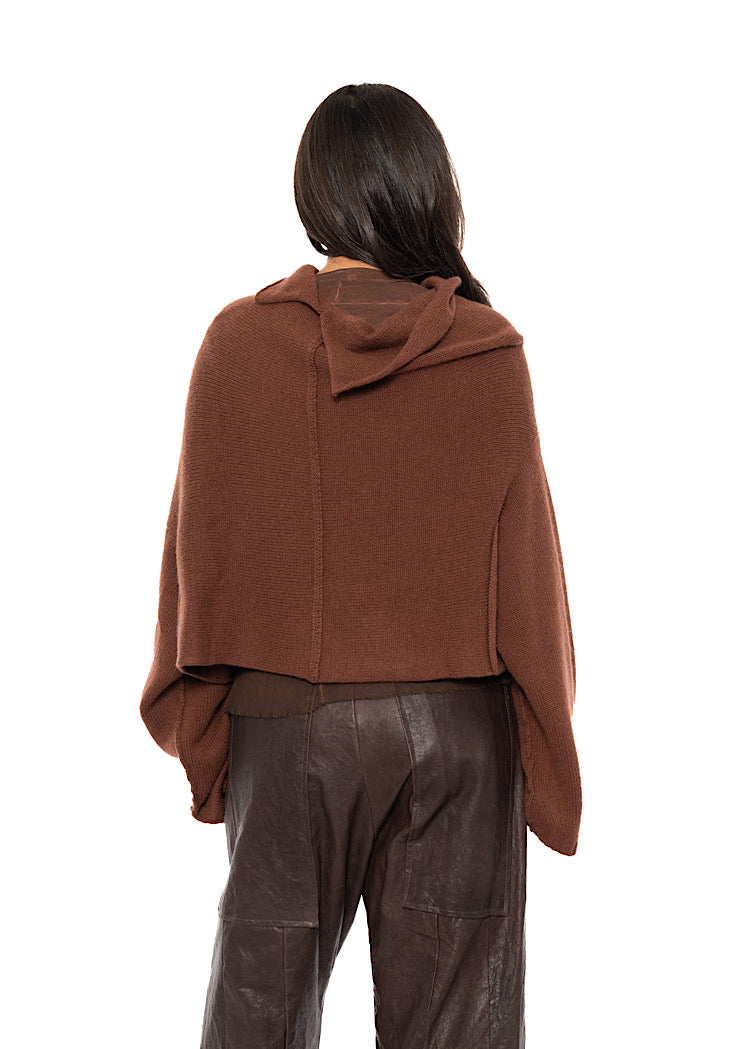 CROPPED MERINO YAK PULLOVER