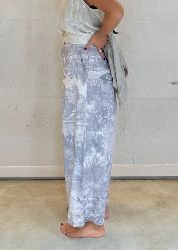 PRE-ORDER RUNDHOLZ DIP TROUSER *SEAWEED PRINT* (Shown in AMBER PRINT)