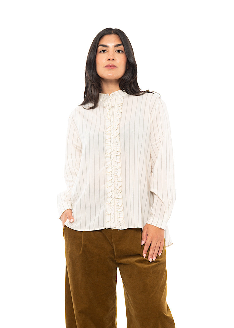PINSTRIPE AMELIA L SHIRT