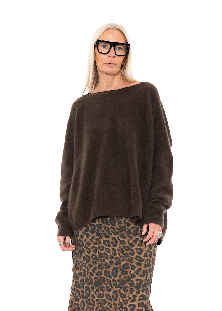 SIGNATURE RACCOON HAIR KNIT