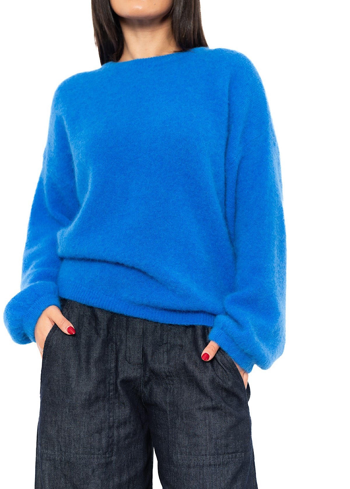 RELAXED ALPACA-MIX PULLOVER