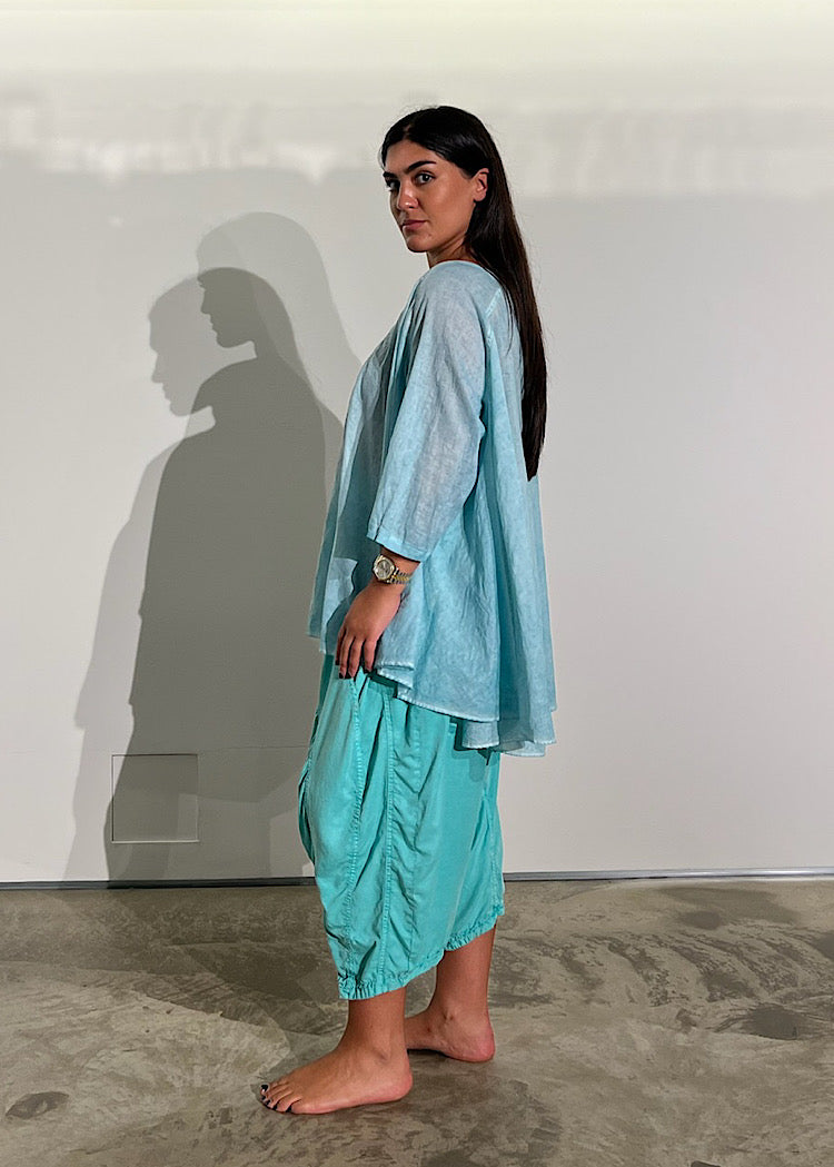 PRE-ORDER RUNDHOLZ BLACK LABEL TOP *GREY CLOUD* (Shown in AQUA CLOUD)