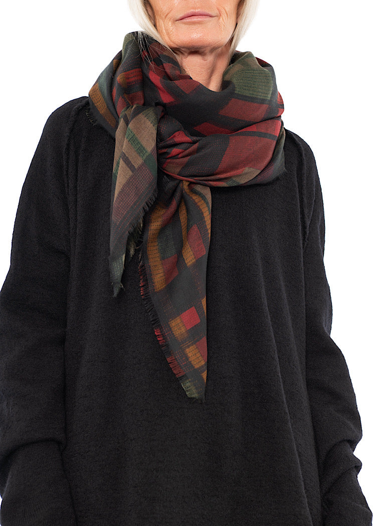 HERITAGE CHECK SCARF