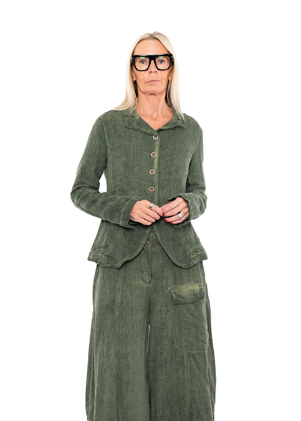 WINTER LINEN TAILORED JACKET