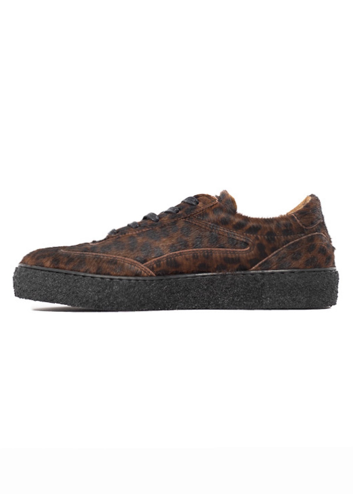 LEOPARD LEATHER TRAINER