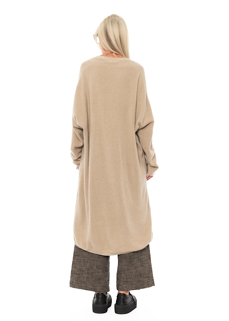 SIGNATURE RACCOON HAIR KNITTED TUNIC