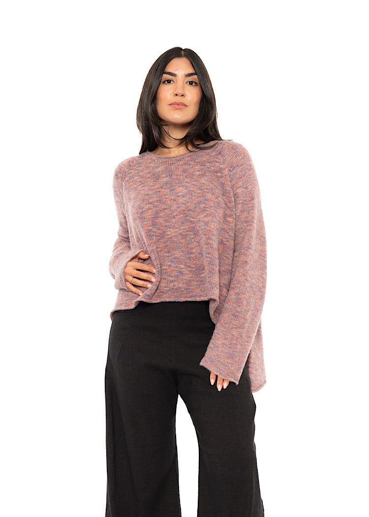MÉLANGE KNITTED PULLOVER