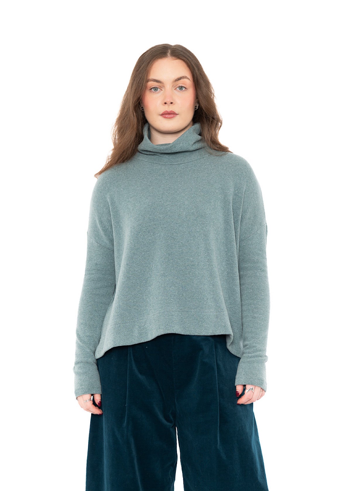 SIGNATURE COTTON-FLEECE MOYET PULLOVER