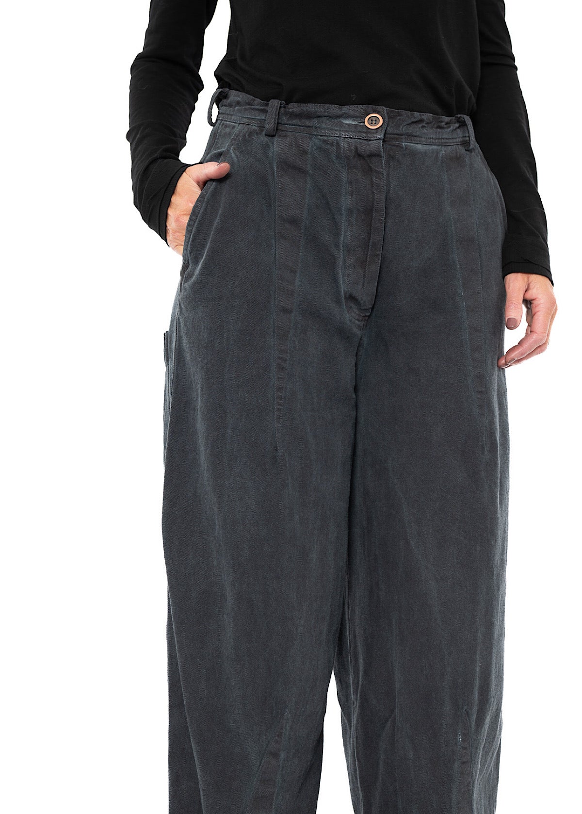 DENIM BALLOON TROUSER