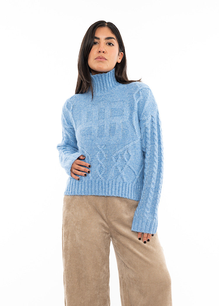 MUNTHE LOGANBERRY KNITTED PULLOVER