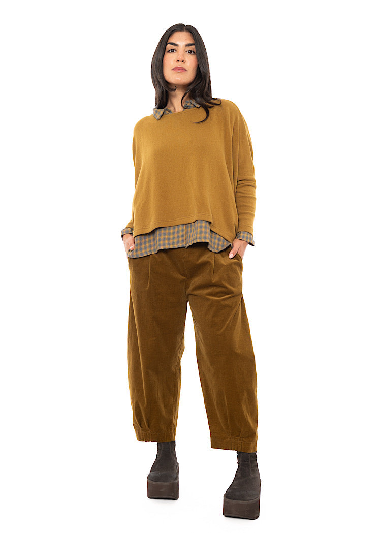 SIGNATURE COTTON-FLEECE KIRA PULLOVER