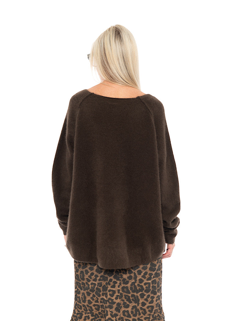 SIGNATURE RACCOON HAIR KNIT