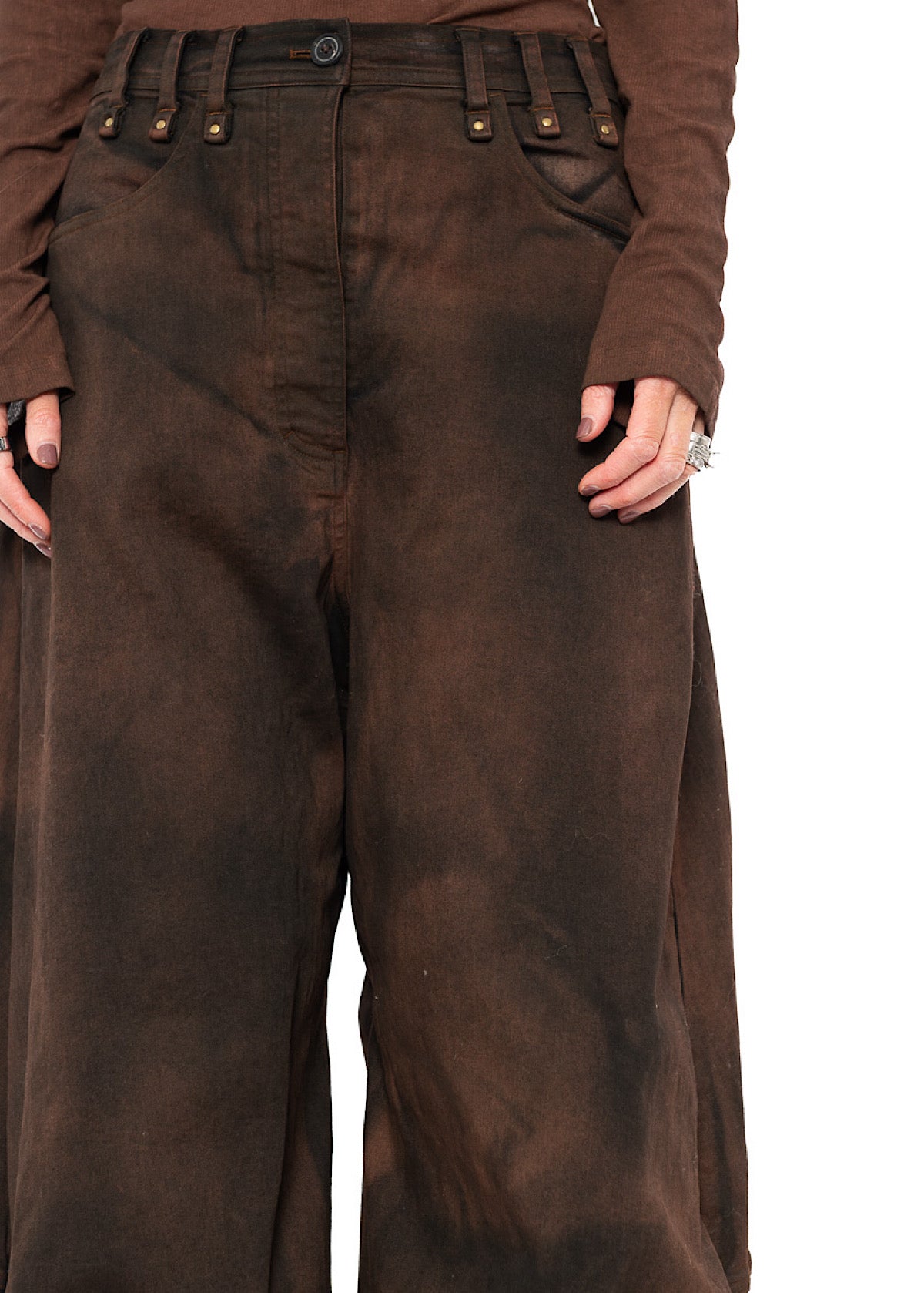 SIGNATURE BALLOON DENIM TROUSER