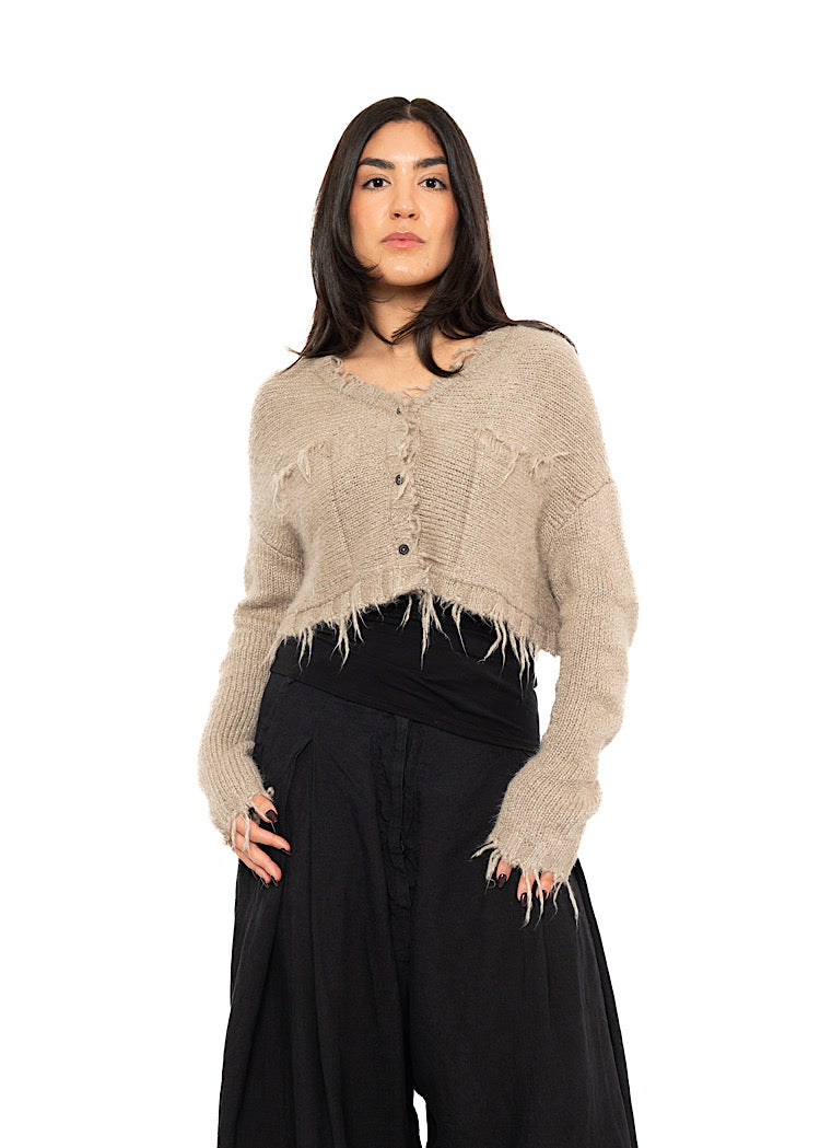RUNDHOLZ DIP CARDIGAN