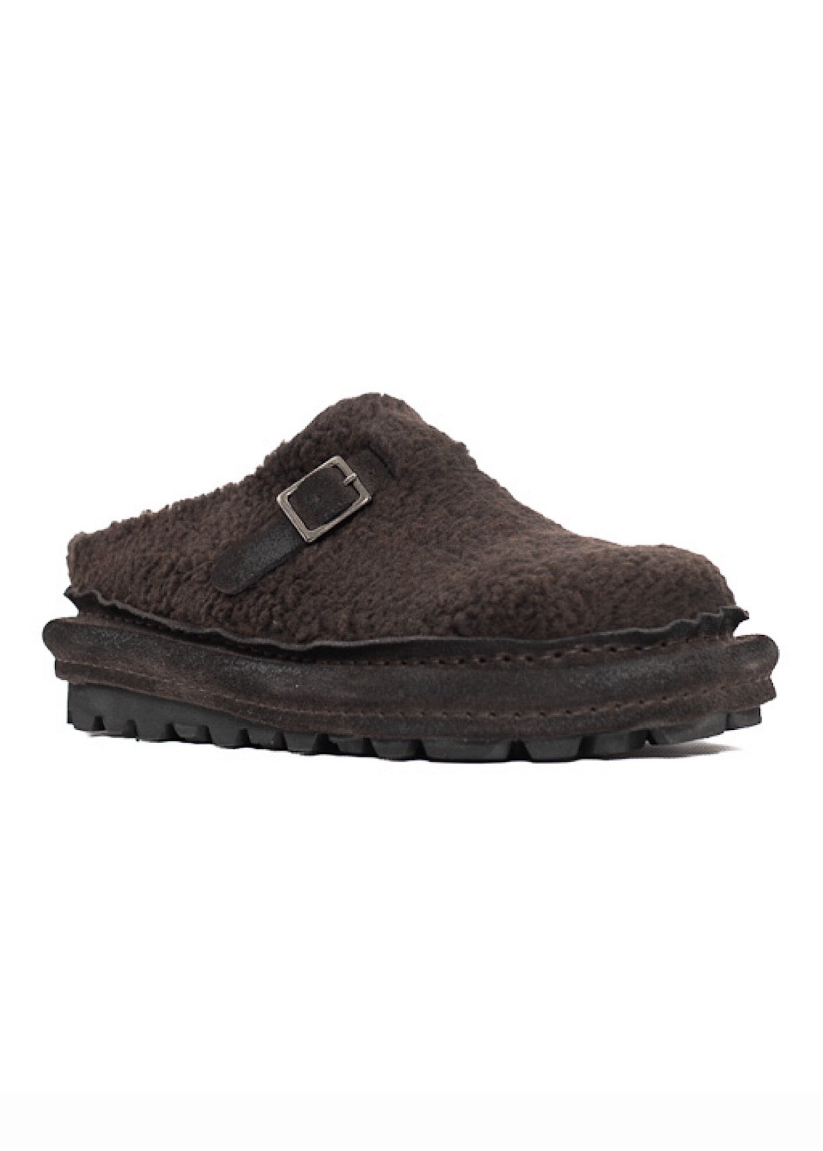 SHEARLING-LINED MULE