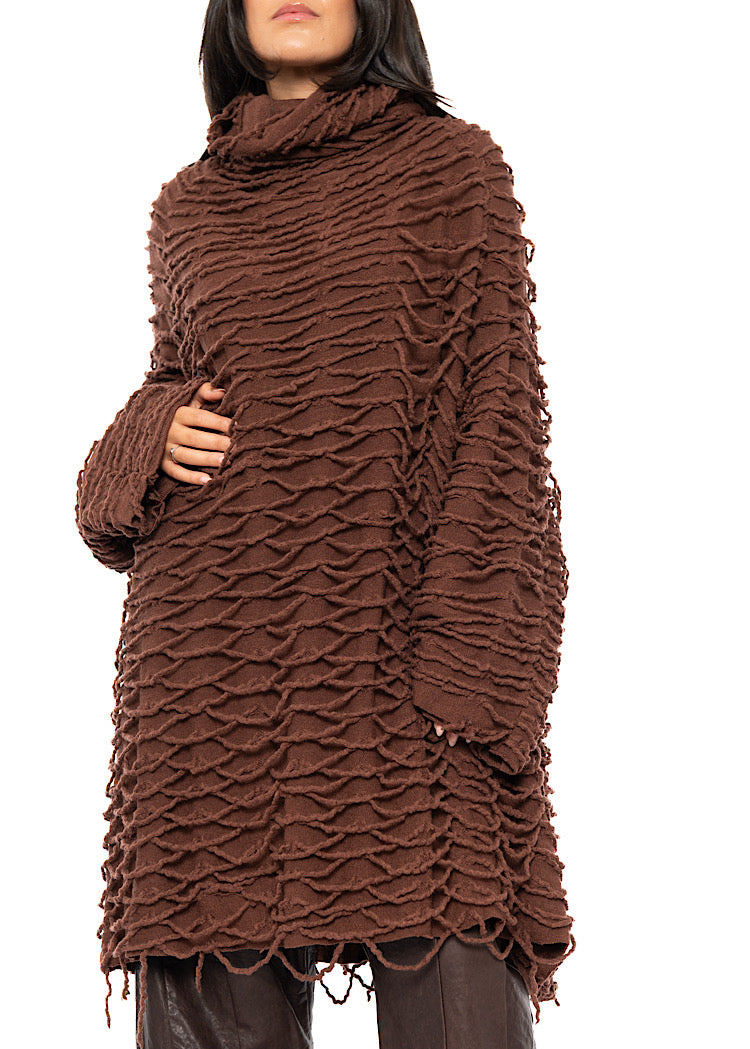 DECONSTRUCTED KNIT TUNIC