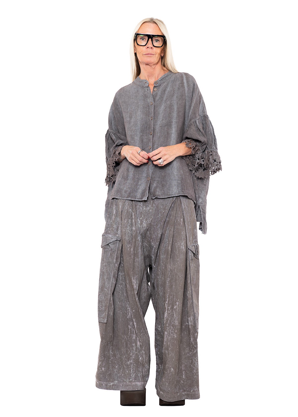 RUNDHOLZ DIP BLOUSE