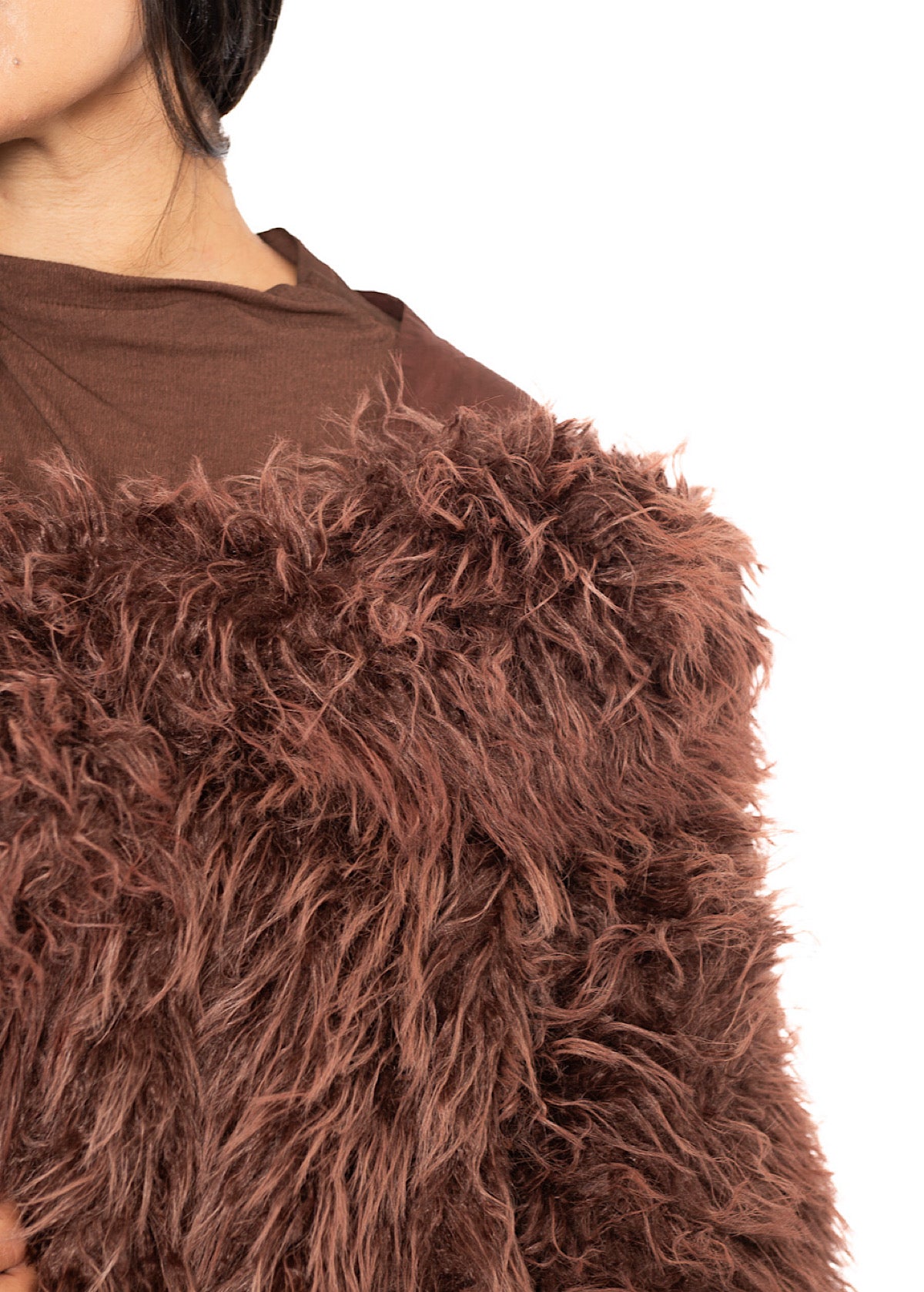 STATEMENT FAUX FUR COAT