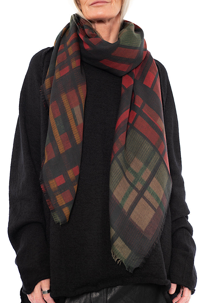 HERITAGE CHECK SCARF