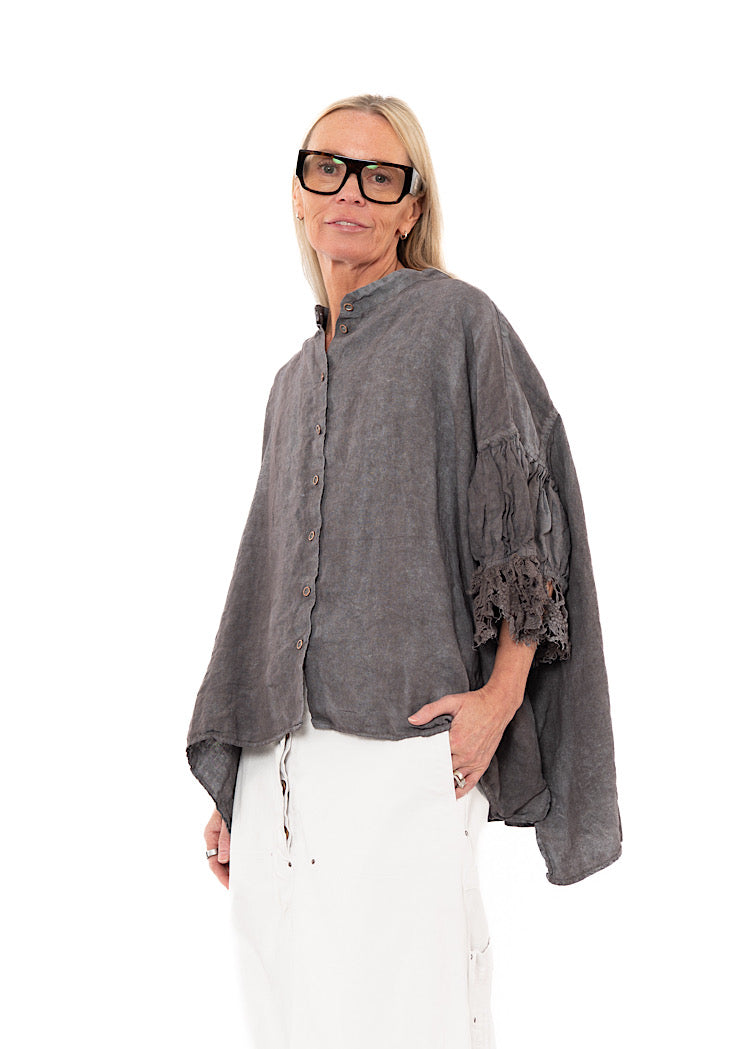 RUNDHOLZ DIP BLOUSE